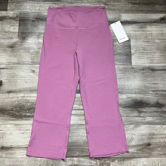 Lululemon Athletic Groove Super HR Crop Yoga Pants 23” Velvet Dust NWT Size 10 - Picture 1 of 7